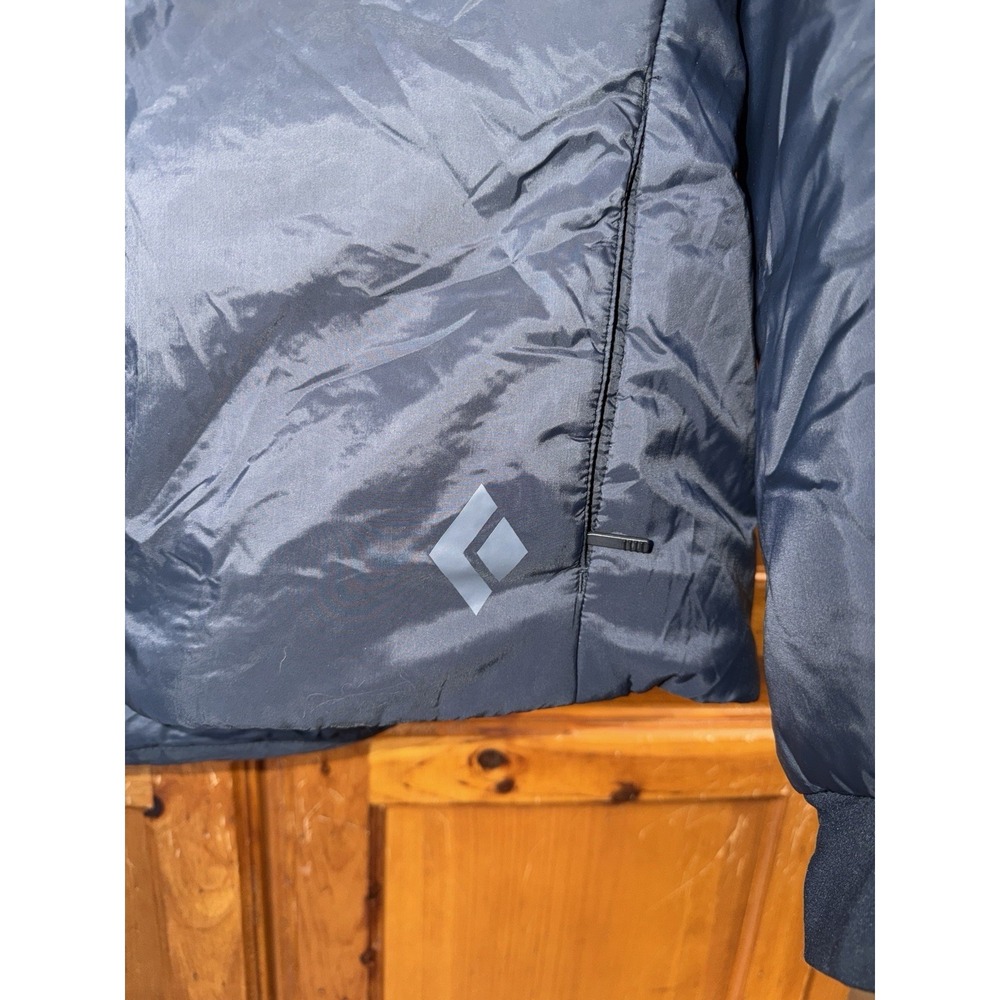Black Diamond Women's M Stance Belay Parka Black Jacket Coat Insulated Active - Picture 5 of 16